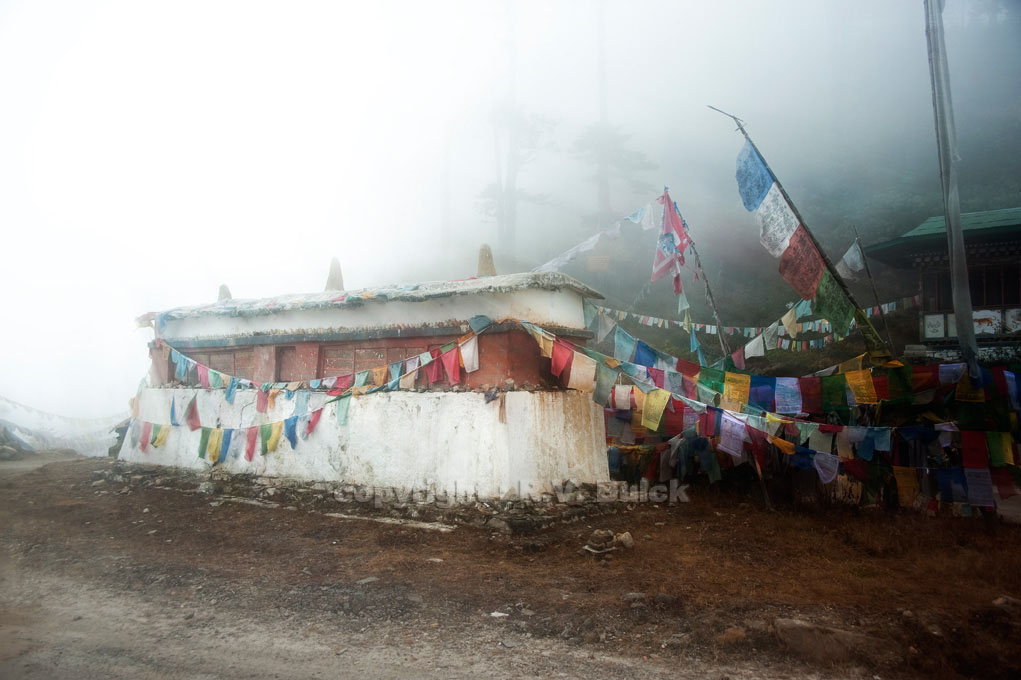Bhutan, From Jakar to Mongar. Tumsing-La 3800m.    © R.V. Bulck